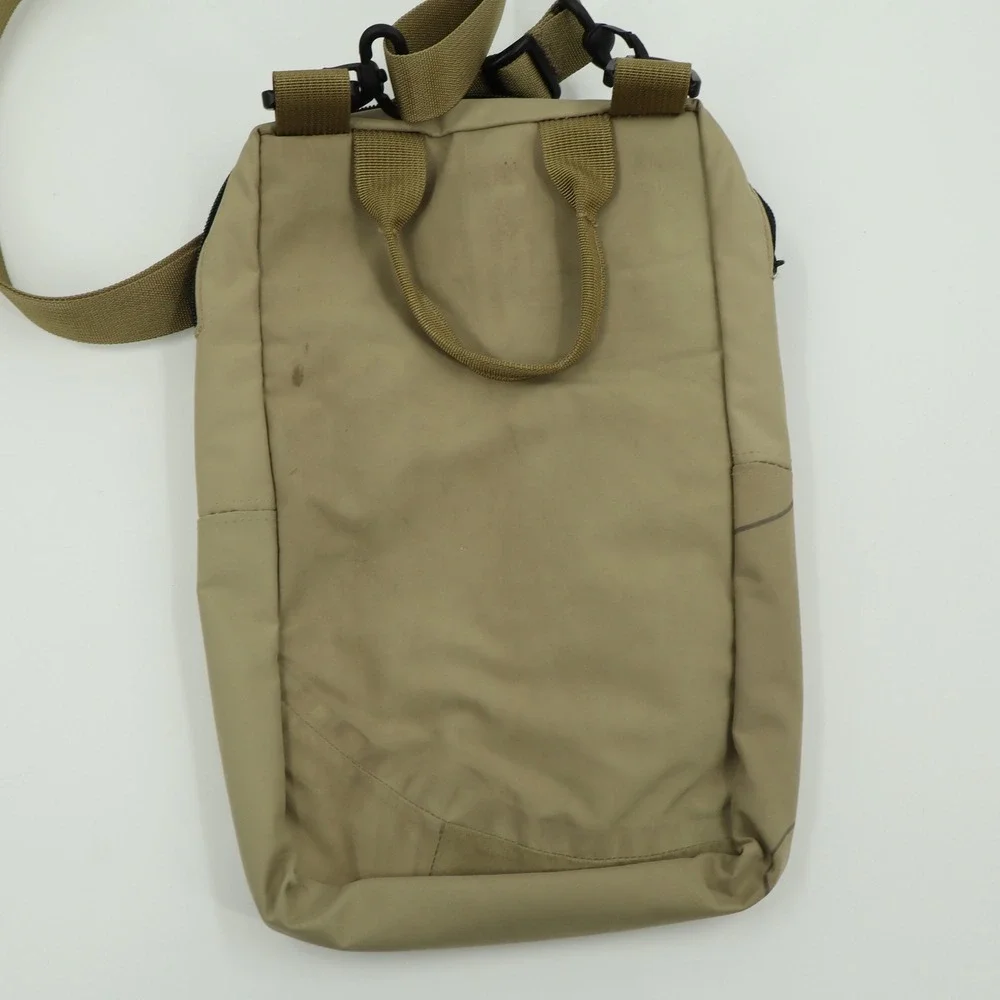 Recycled‎ Waders Crossbody Bag Tan Khaki Upcycled Utility Shoulder Pouch Mens